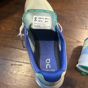 On Running Cloudvista Athletic Shoes - Blue and White